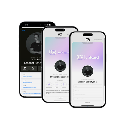 Urilcard | Digitális névjegykártya
