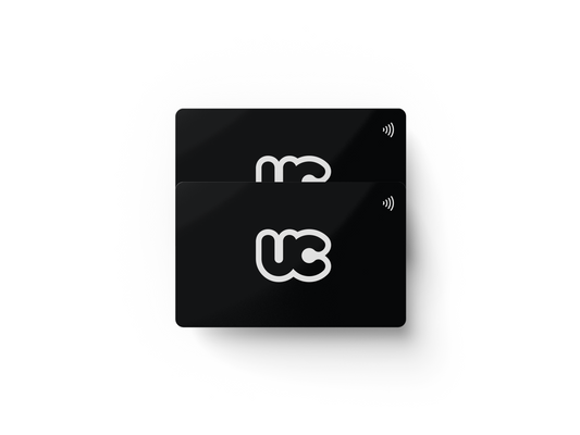 Standard UC csomag (2db) - Urilcard digitális névjegykártya szoftver + 2 db UC Standard fizikális kártya