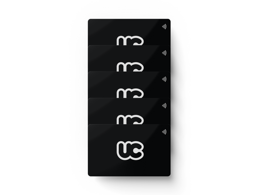 Standard UC csomag (5 db) Urilcard digitális névjegykártya szoftver + 5 db UC Standard fizikális kártya